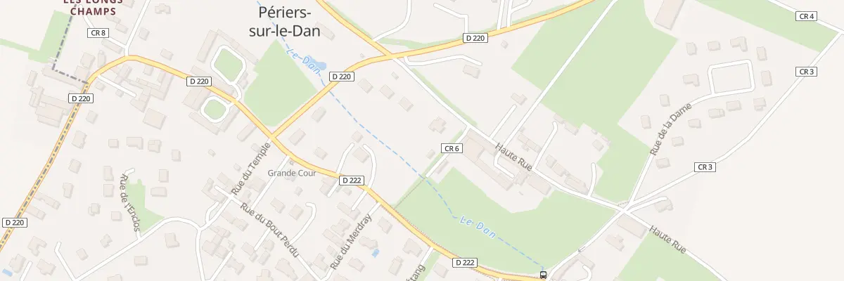 Plan du 6 La Haute Rue à Périers-sur-le-Dan