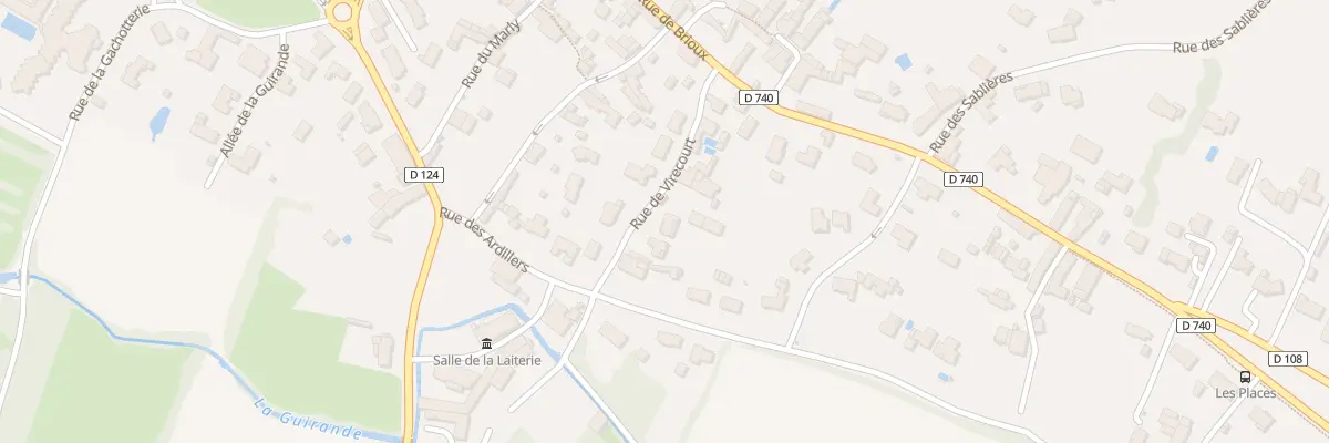 Plan du 9 Rue de Virecourt à Prahecq