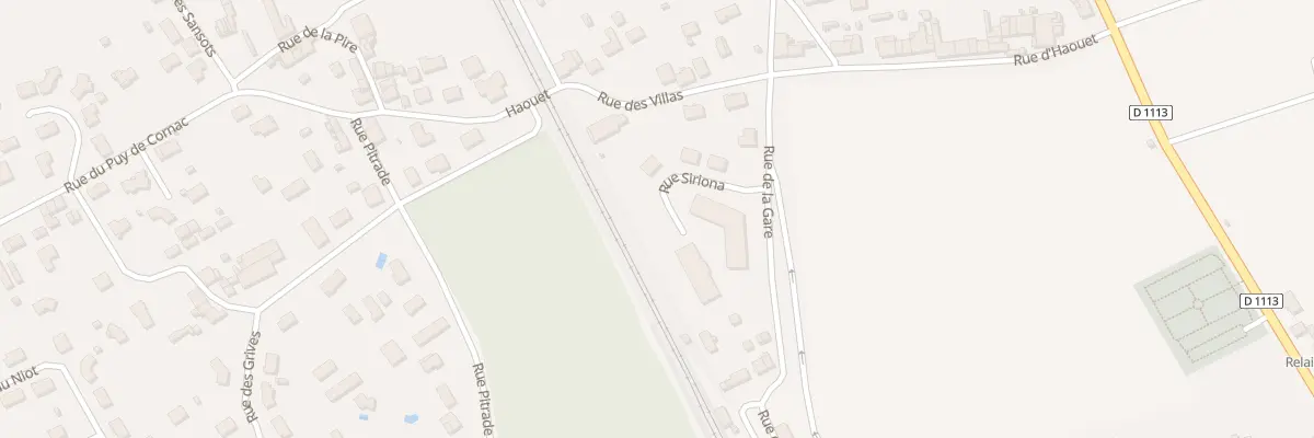 Plan du 166 Rue Siriona à Cérons