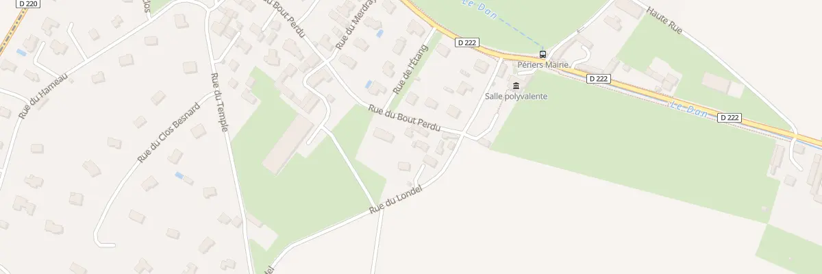 Plan du 8 Rue du Bout Perdu à Périers-sur-le-Dan