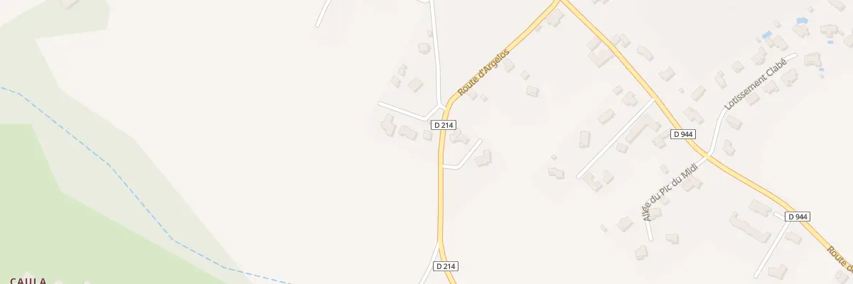 Plan du 10 Rte d’Argelos à Thèze