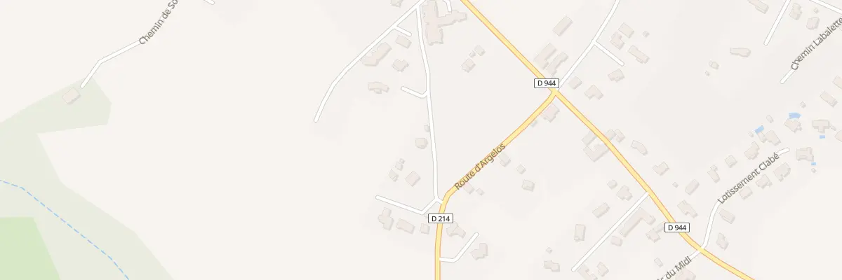Plan du 6 Rte d’Argelos à Thèze
