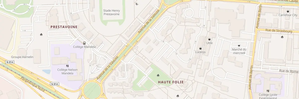 Plan du 1002 Bd de la Haute Folie à Hérouville-Saint-Clair
