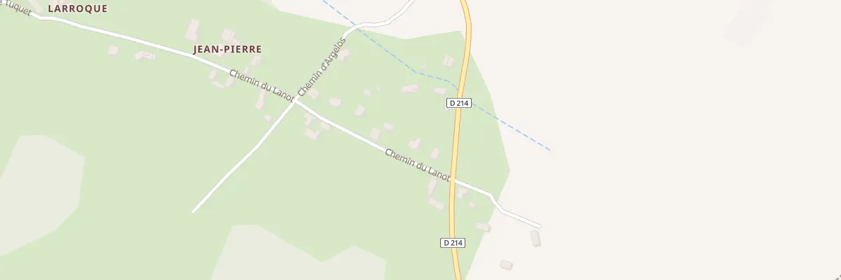 Plan du 21 Che de Lanot à Thèze