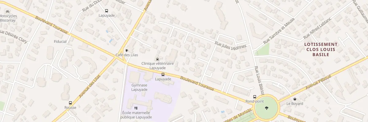Plan du 10B Bd Tourasse à Pau