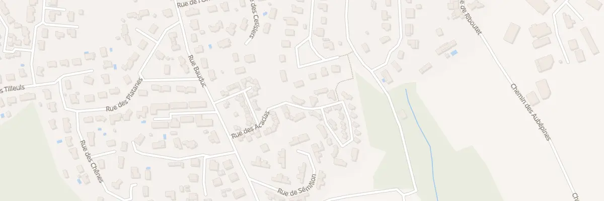 Plan du 2 Rue des Charmes à Créon