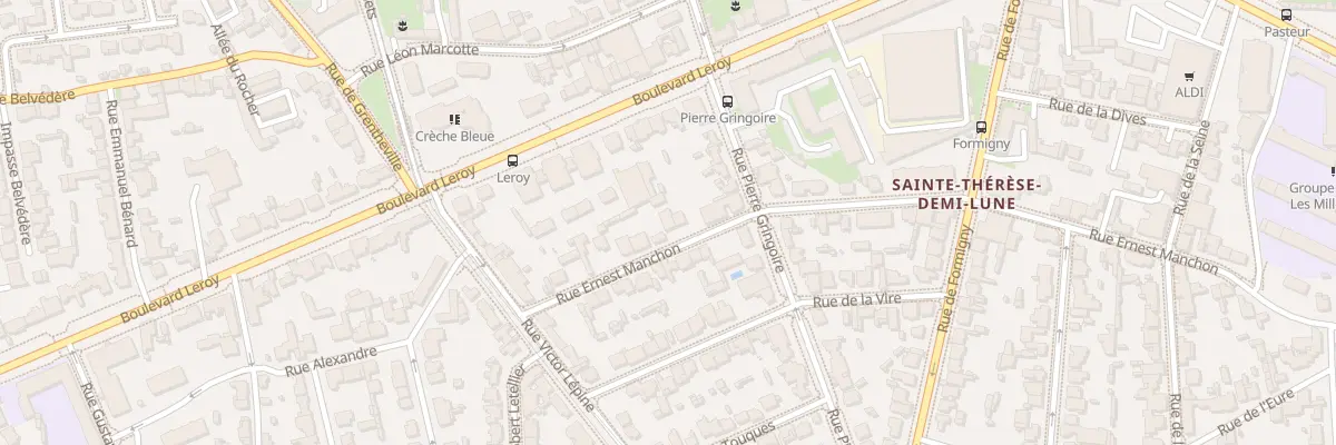 Plan du 17 Rue Ernest Manchon à Caen