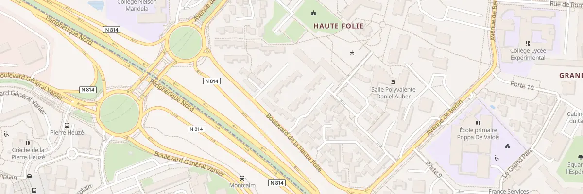 Plan du 813 Bd de la Haute Folie à Hérouville-Saint-Clair