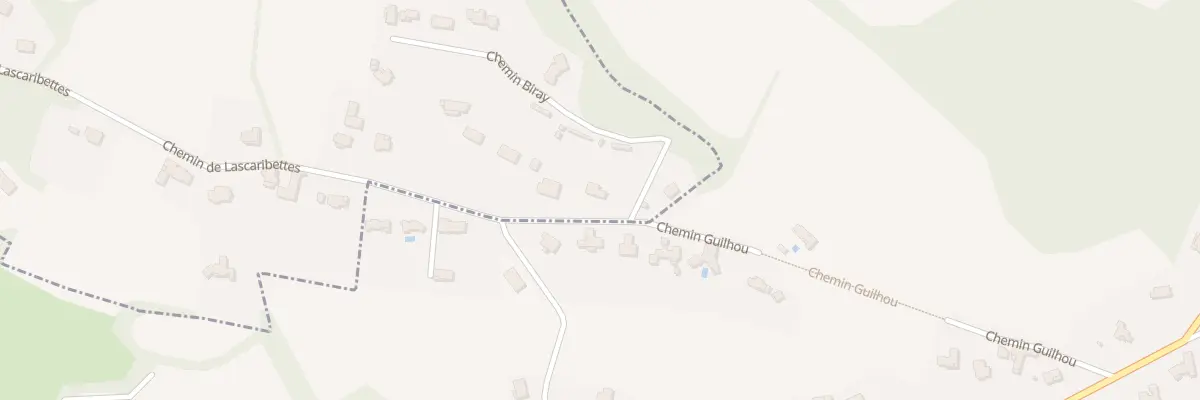 Plan du 33 Che de Lascaribettes à Serres-Castet