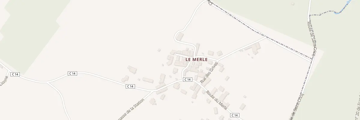 Plan du 9 Le Merle Nord à Illats