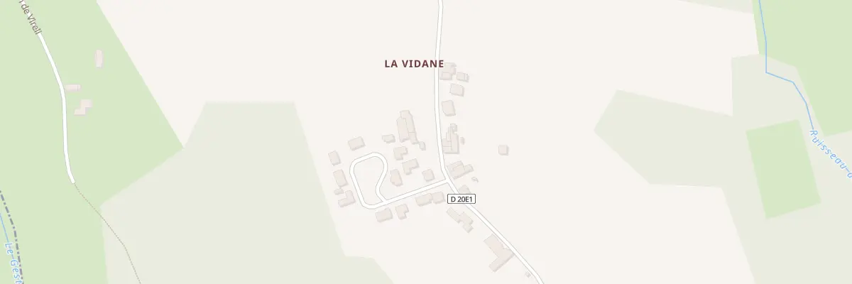 Plan du 29B Che de Vidane à Croignon