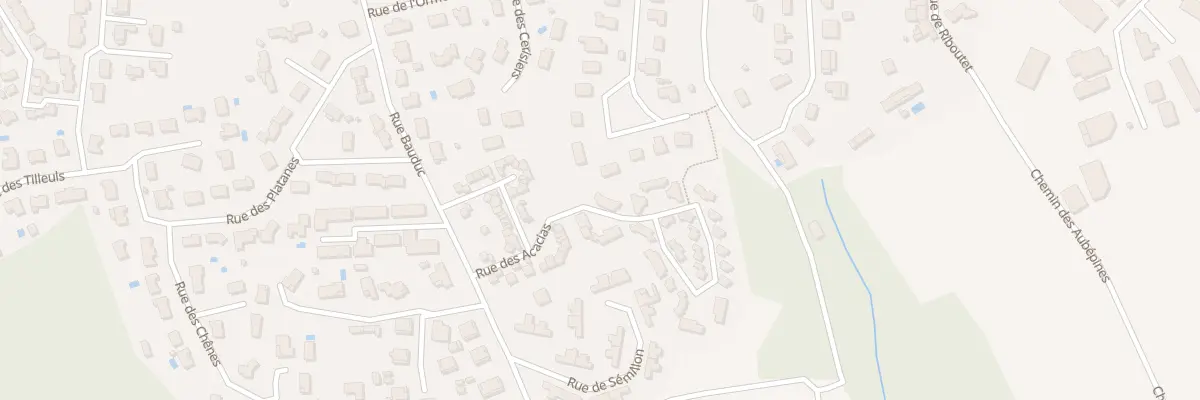 Plan du 1 Rue des Charmes à Créon