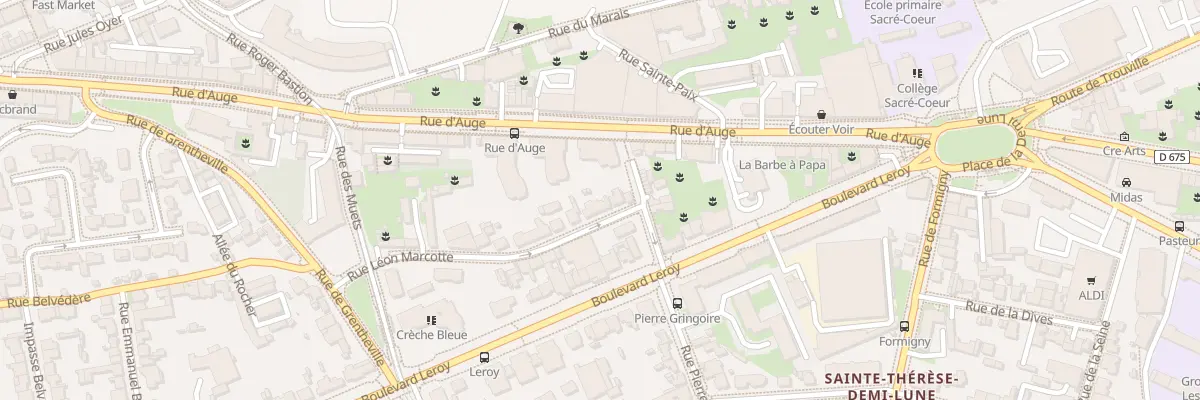 Plan du 27 Rue Léon Marcotte à Caen