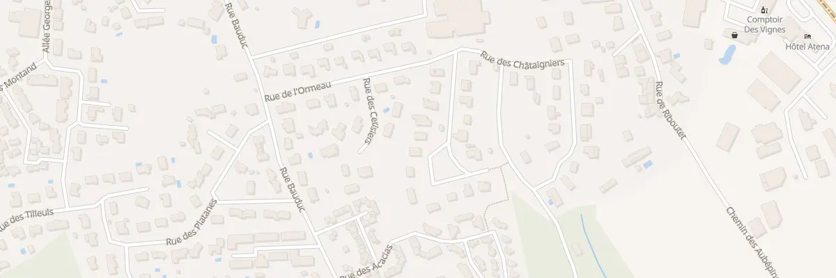 Plan du 9 Rue des Frênes à Créon
