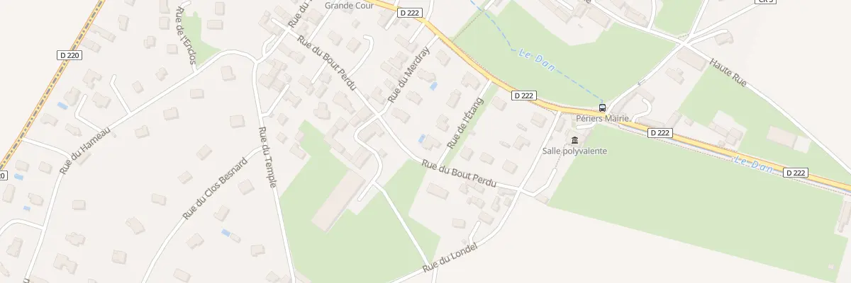 Plan du 8 Rue de l’Étang à Périers-sur-le-Dan