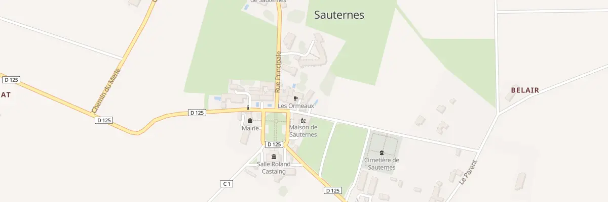 Plan du 6A A la Nere à Sauternes
