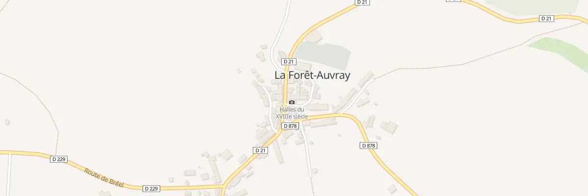 Plan du 22 Le Bourg Foret Auvray à Putanges-le-Lac
