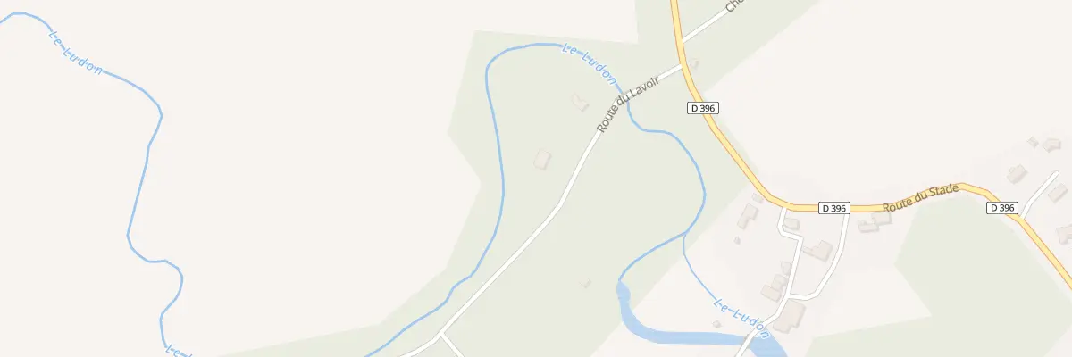 Plan du 128 Rte du Lavoir à Pujo-le-Plan