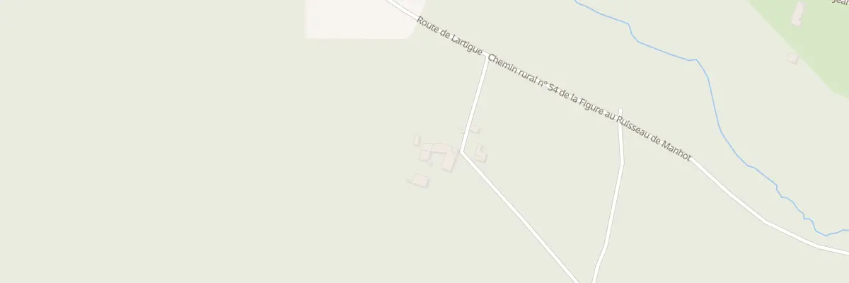 Plan du 124 Lartigue à Léogeats