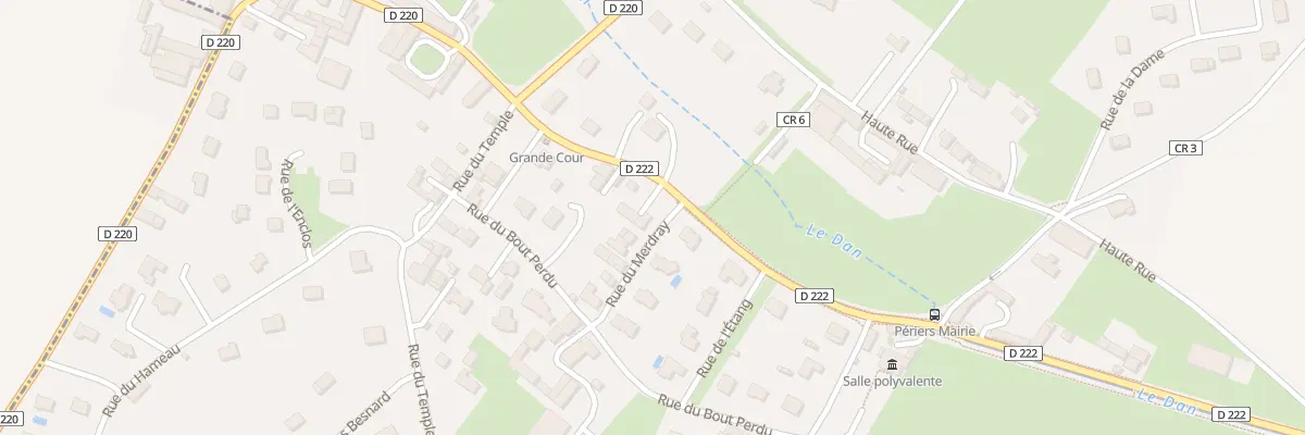 Plan du 5104 Rue du Merdray à Périers-sur-le-Dan