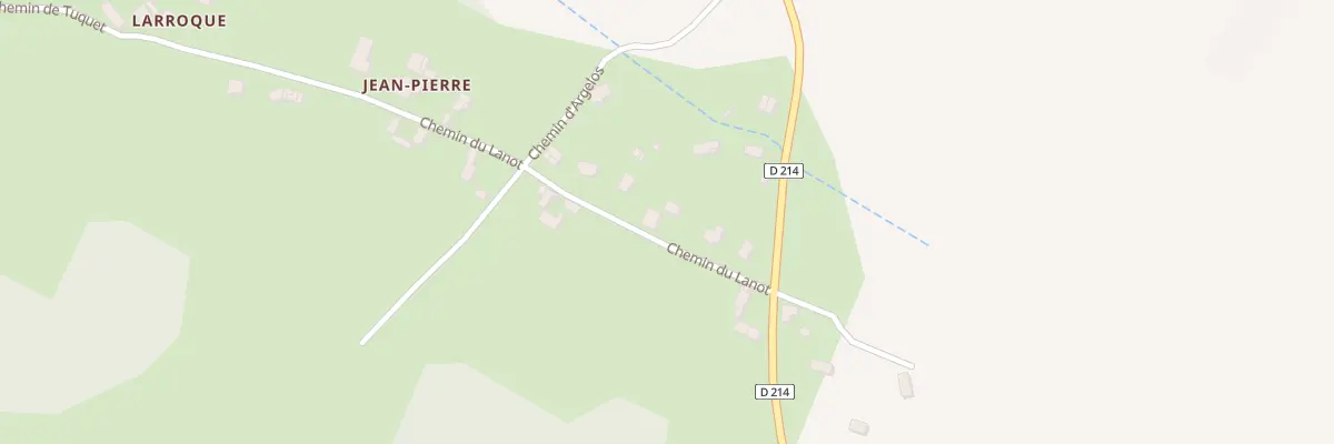 Plan du 19 Che de Lanot à Thèze