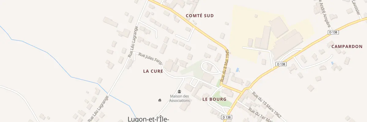 Plan du 3 Rue Jules Ferry à Lugon-et-l’Île-du-Carnay