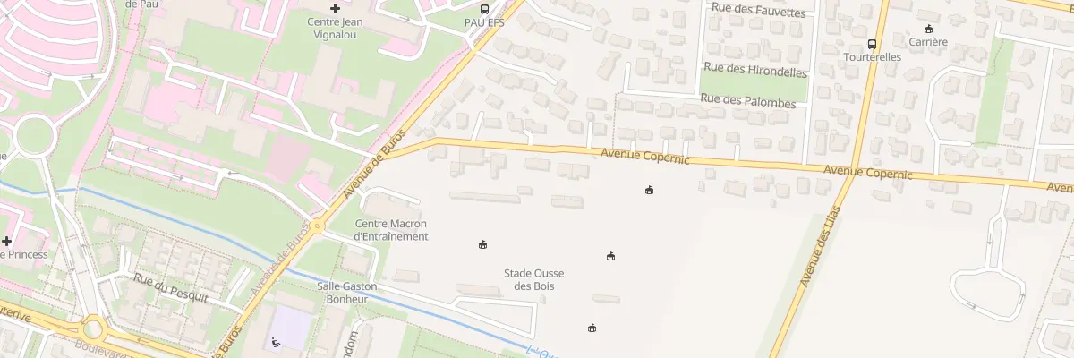 Plan du 89 Av Copernic à Pau