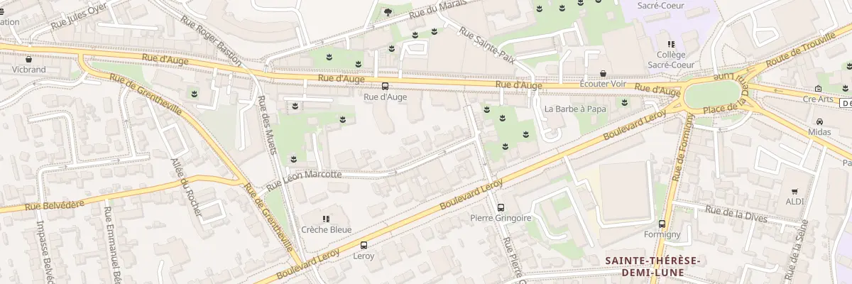 Plan du 23 Rue Léon Marcotte à Caen