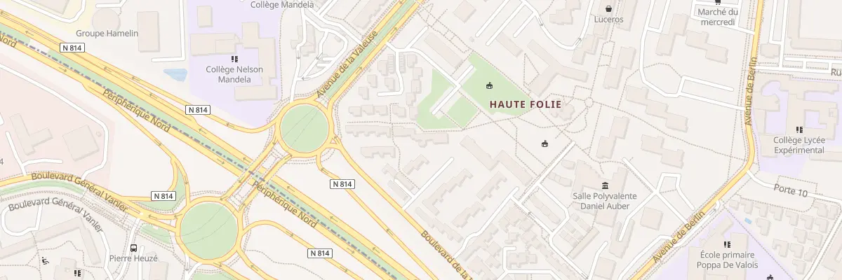 Plan du 833 Bd de la Haute Folie à Hérouville-Saint-Clair