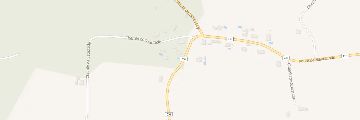 Plan du 65 Che de Saoutede à Saint-Cricq-Villeneuve