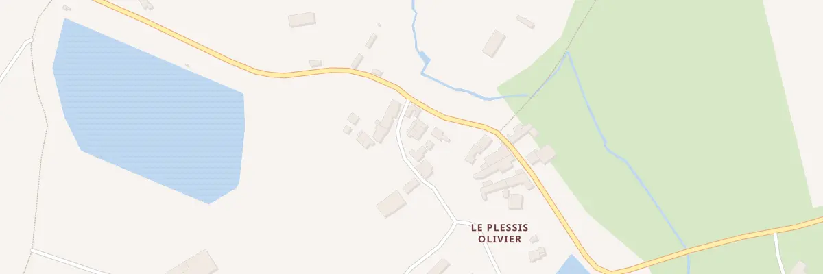 Plan du 2 Le Plessis Olivier à Chiché