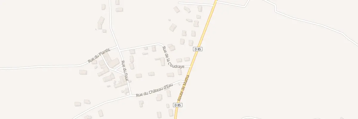 Plan du 30 Rue de la Coudraye à Mesnac
