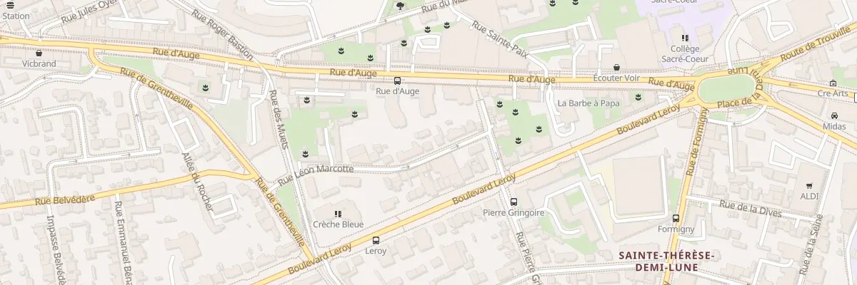 Plan du 21 Rue Léon Marcotte à Caen