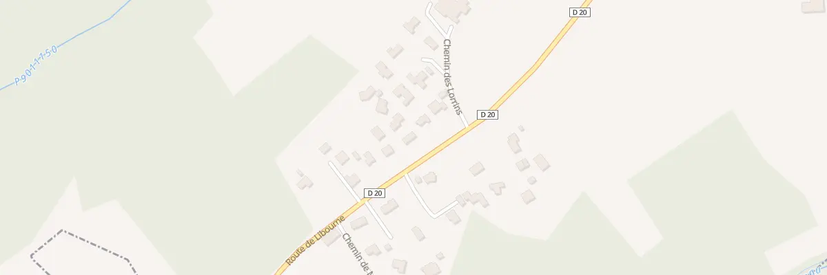 Plan du 90 Philorie à Cursan