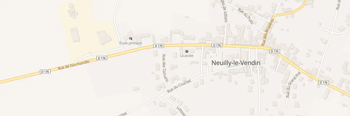 Plan du 1 Rue des Tamaris à Neuilly-le-Vendin