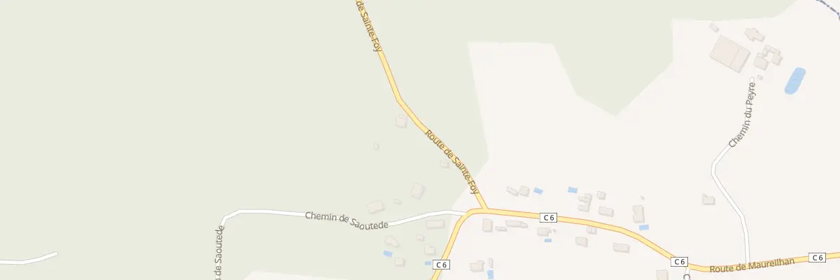 Plan du 153 Rte de Sainte-foy à Saint-Cricq-Villeneuve