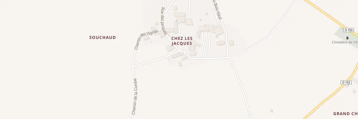 Plan du 20 Che des Vignes à Vibrac