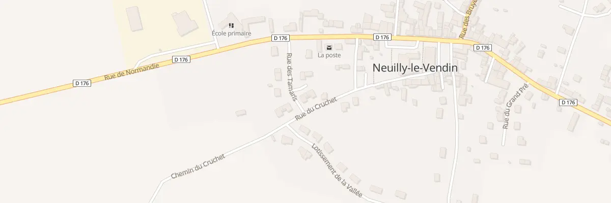 Plan du 36 Rue du Cruchet à Neuilly-le-Vendin