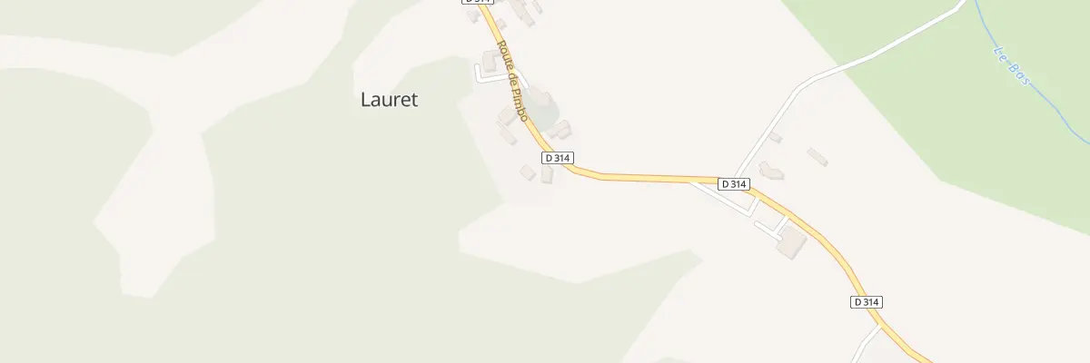 Plan du 1981 Rte de Pimbo à Lauret
