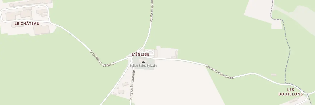 Plan du 1 Rte de la Vallée à Martainville