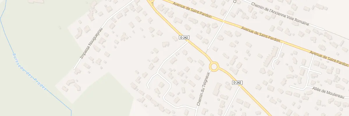 Plan du 37 Av Mal de Lattre de Tassigny à Izon