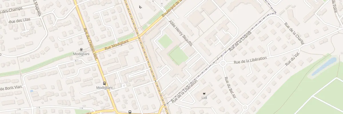 Plan du 323 Rue de Falaise à Caen