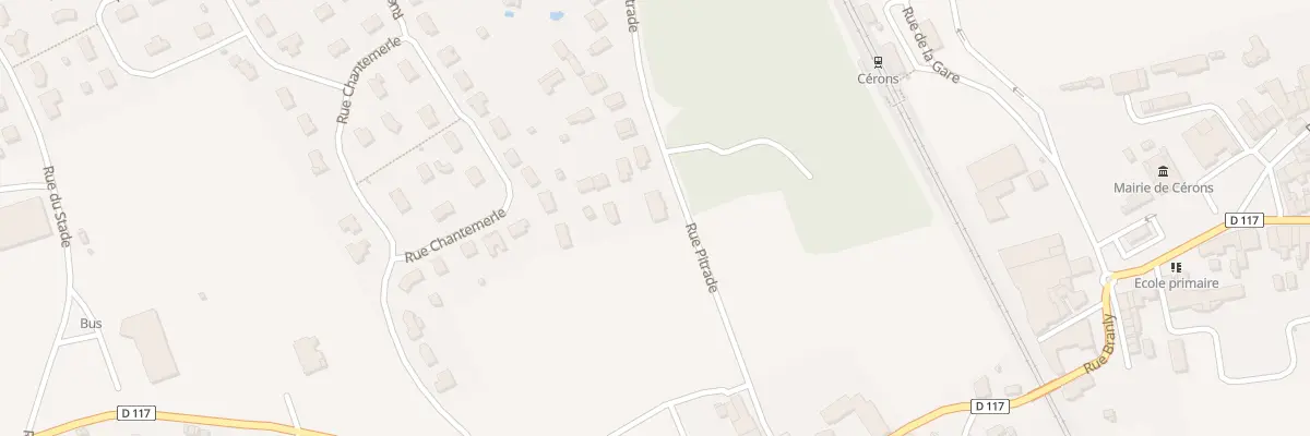 Plan du 247 Rue Pitrade à Cérons