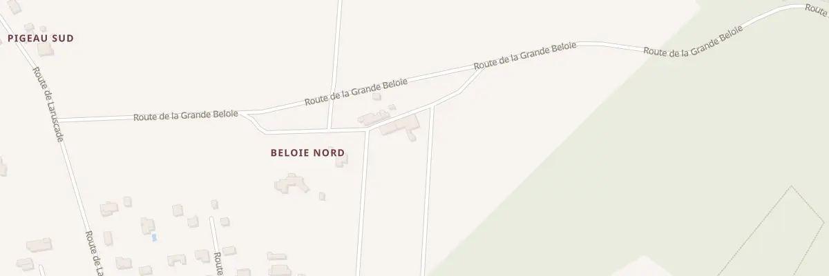 Plan du 1 La Beloie-Nord à Marcenais