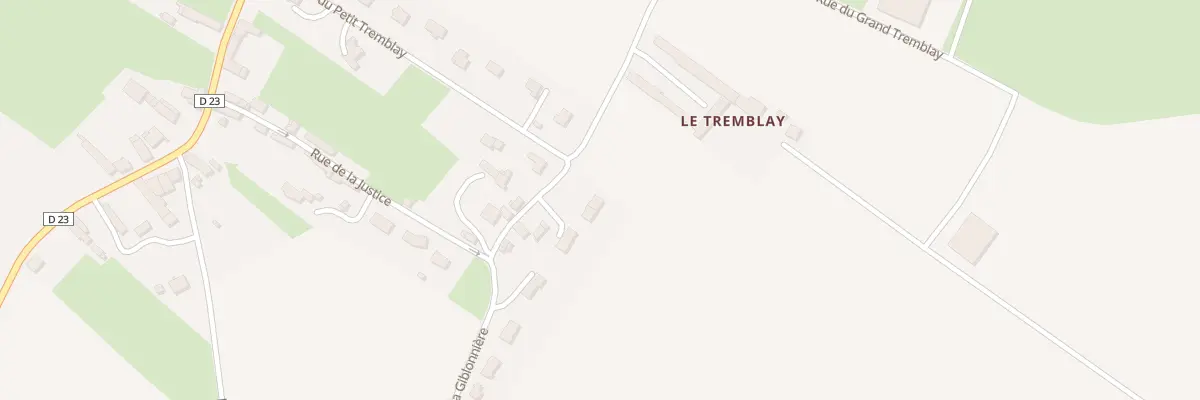 Plan du 8 Rue du Grand Tremblay à Barbery