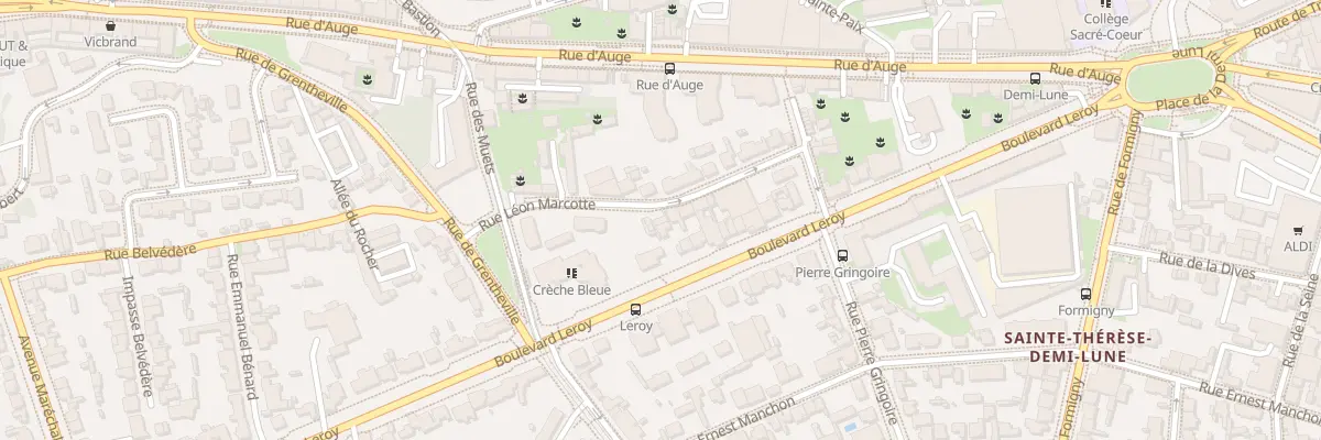 Plan du 16 Rue Léon Marcotte à Caen
