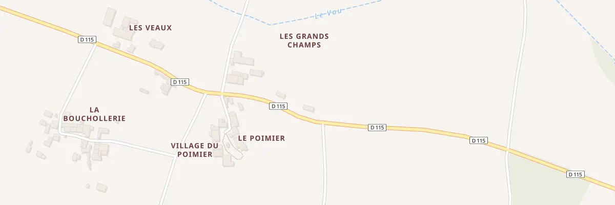Plan du 8 Rte d’Aunis à La Villedieu