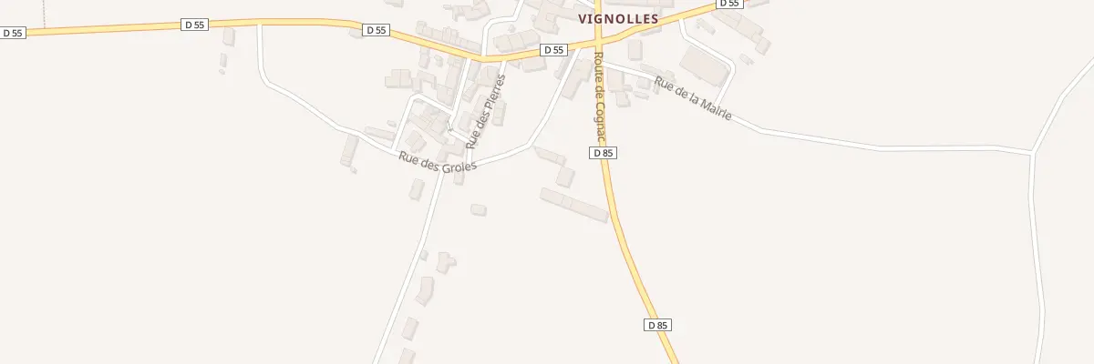 Plan du 136 Rte de Cognac à Mesnac