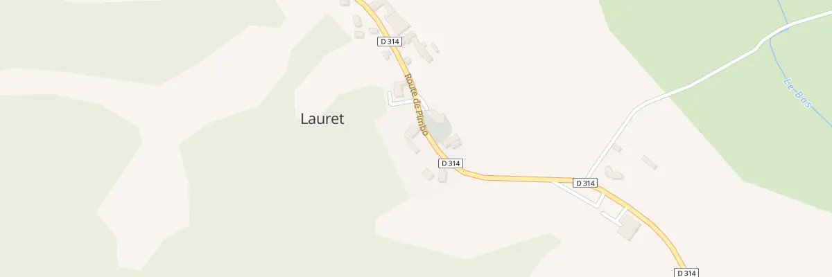 Plan du 2059 Rte de Pimbo à Lauret