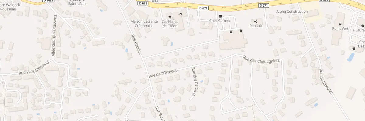 Plan du 10 Rue de l’Ormeau à Créon